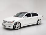 Hyundai Genesis White Edition by DUB Magazine 2008 года